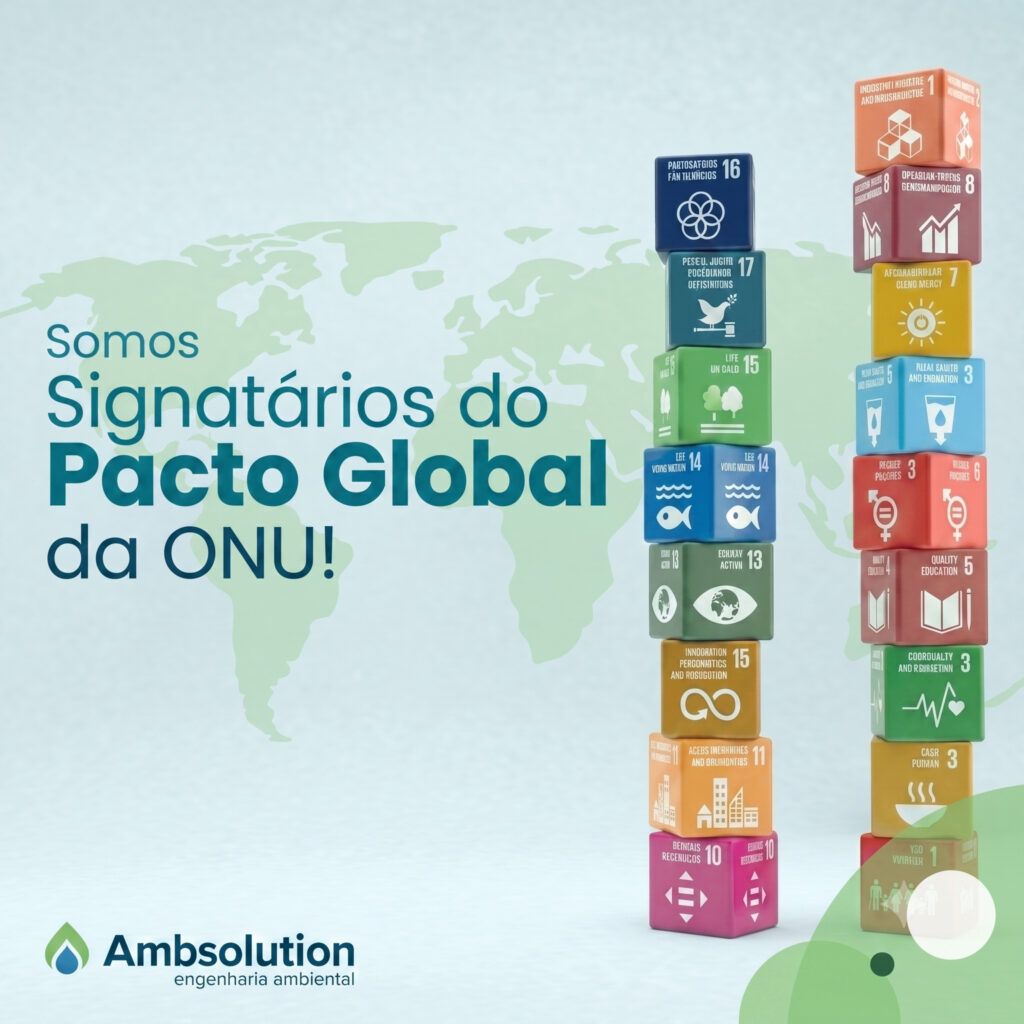 Somos Signatários do Pacto Global da ONU